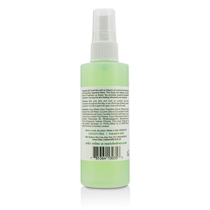 Facial Spray With Aloe, Cucumber And Green Tea - For All Skin Types