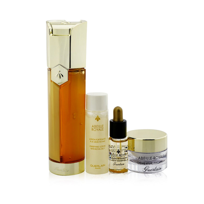 Abeille Royale Age-Defying Programme: Serum 50ml + Fortifying Lotion 15ml + Youth Watery Oil 5ml + Day Cream 7ml + bag