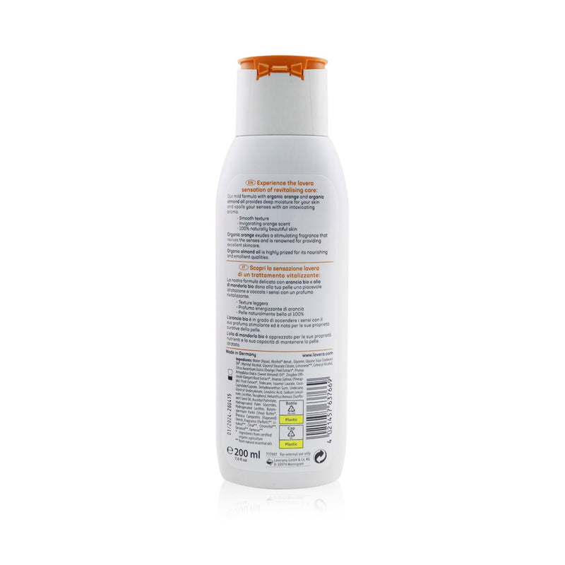 Body Lotion (Revitalising) - With Organic Orange & Organic Almond Oil - For Normal Skin