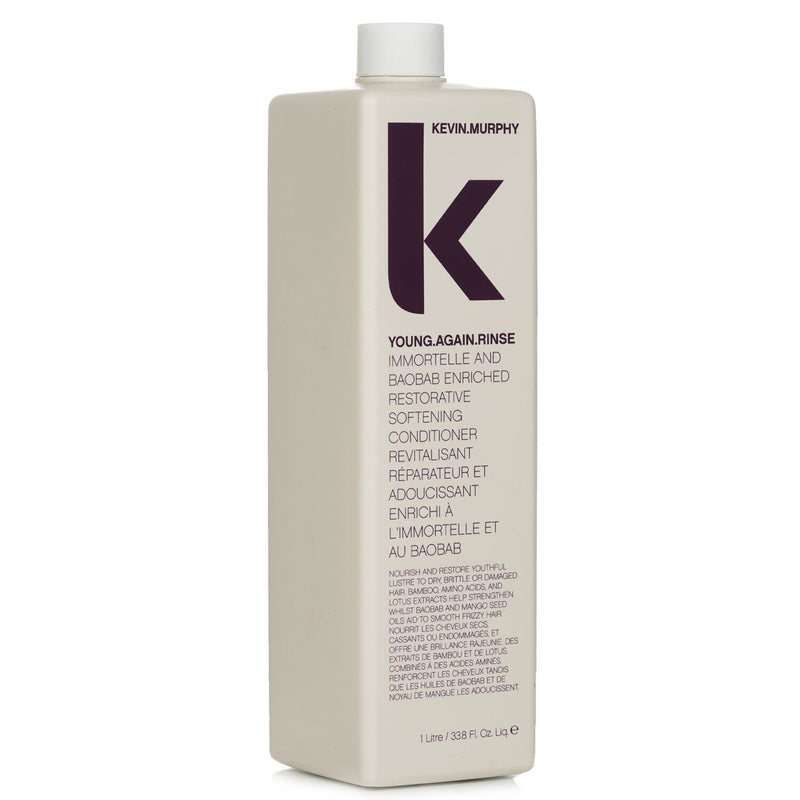 Young.Again.Rinse (Immortelle and Baobab Infused Restorative Softening Conditioner - To Dry, Brittle or Damaged Hair)