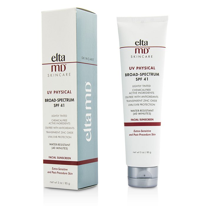 UV Physical Water-Resistant Facial Sunscreen SPF 41 (Tinted) - For Extra-Sensitive & Post-Procedure Skin