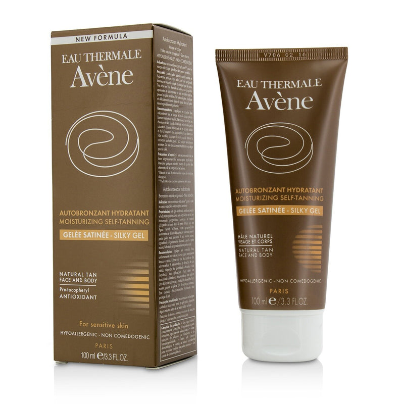 Moisturizing Self-Tanning Silky Gel For Face & Body - For Sensitive Skin