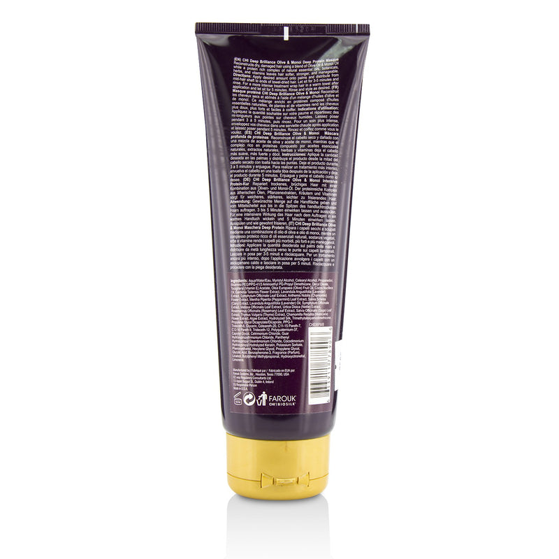 Deep Brilliance Olive & Monoi Deep Protein Masque Strengthening Treatment