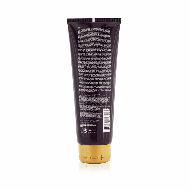 Deep Brilliance Olive & Monoi Deep Protein Masque Strengthening Treatment