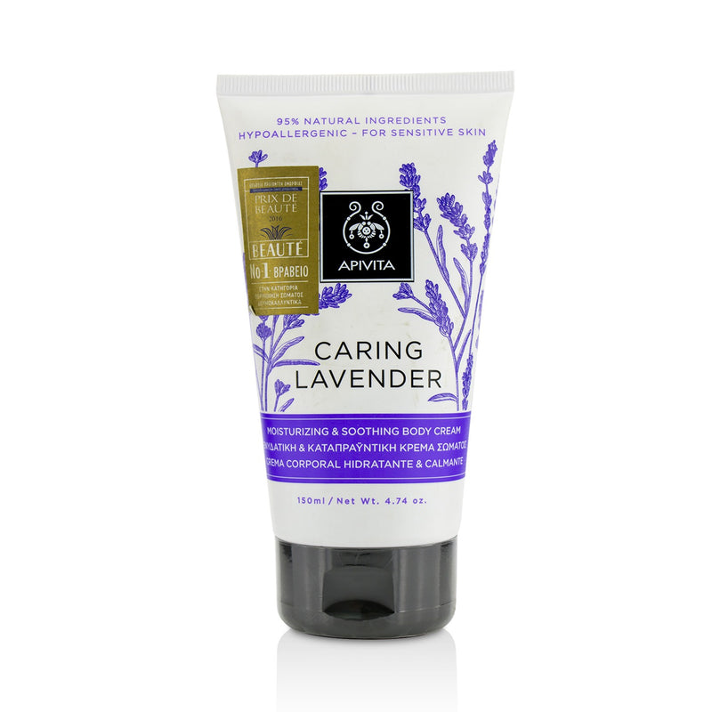 Caring Lavender Moisturizing & Soothing Body Cream - For Sensitive Skin