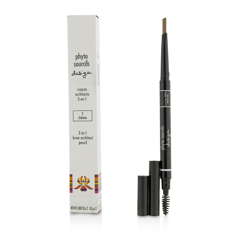 Phyto Sourcils Design 3 In 1 Brow Architect Pencil -