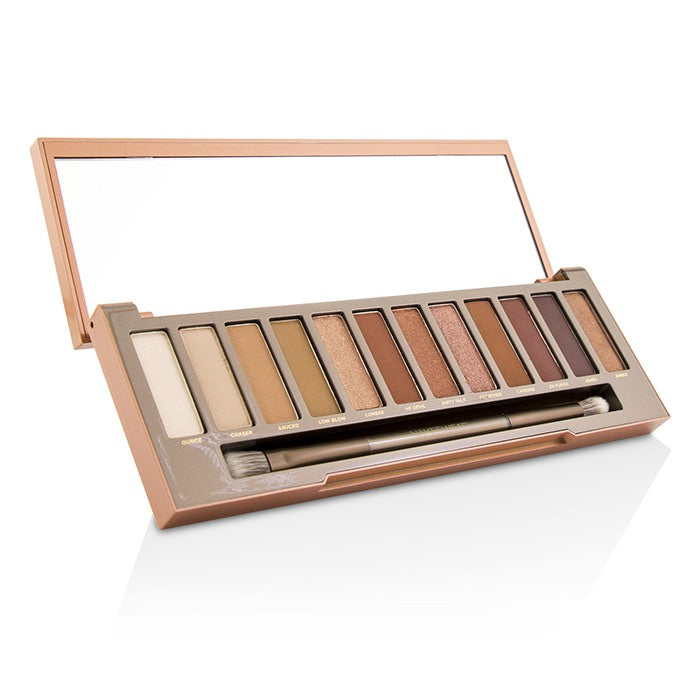 Naked Heat Palette: 12x Eyeshadow, 1x Doubled Ended Blending / Detailed Crease Brush