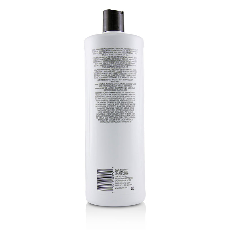 Derma Purifying System 1 Cleanser Shampoo (Natural Hair, Light Thinning)