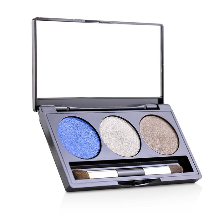 Baked Cream Glaze Trio Eyshadow Palette With Brush -