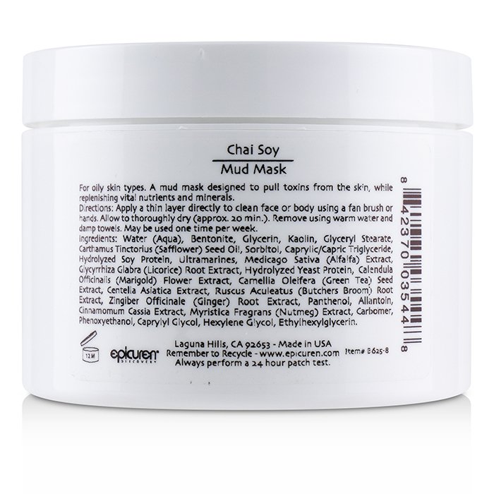 Chai Soy Mud Mask - For Oily Skin Types (Salon Size)
