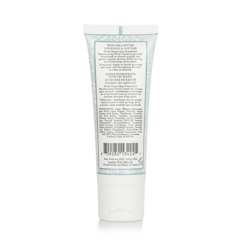 Hesperides Grapefruit Moisturiszing Hand Cream