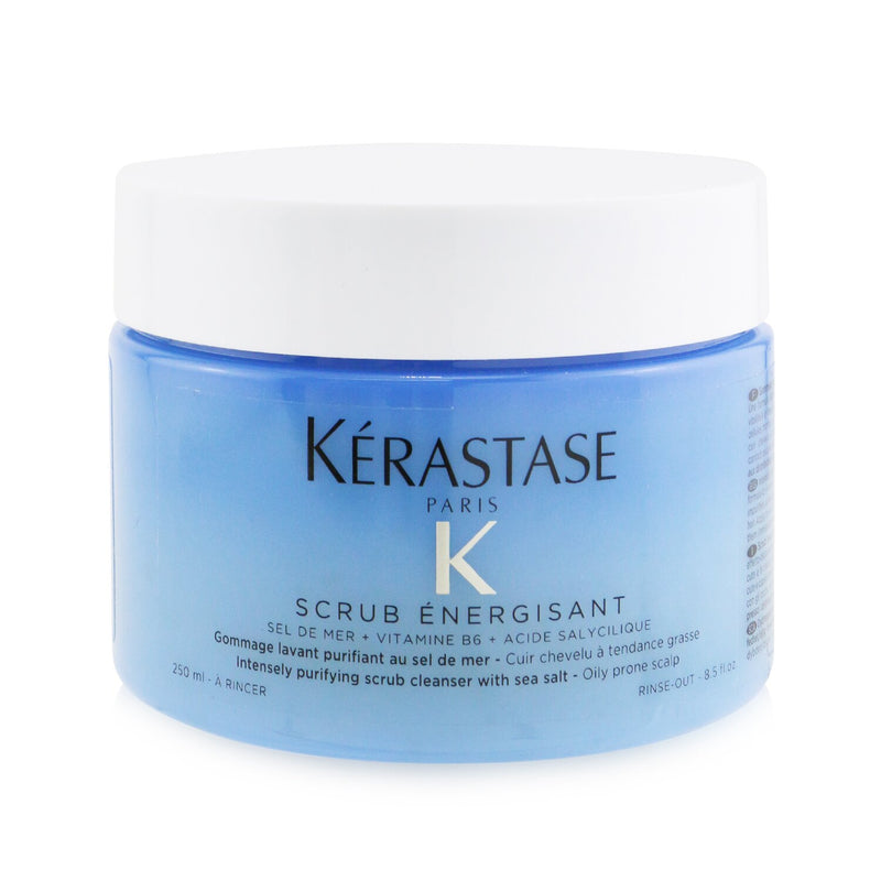 Fusio-Scrub Scrub Energisant Intensely Purifying Scrub Cleanser with Sea Salt (Oily Prone Scalp)