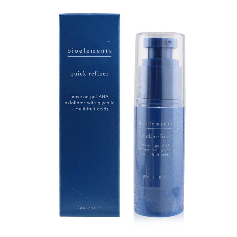 Quick Refiner - Leave-On Gel AHA Exfoliator with Glycolic + Multi-Fruit Acids - For All Skin Types, Except Sensitive