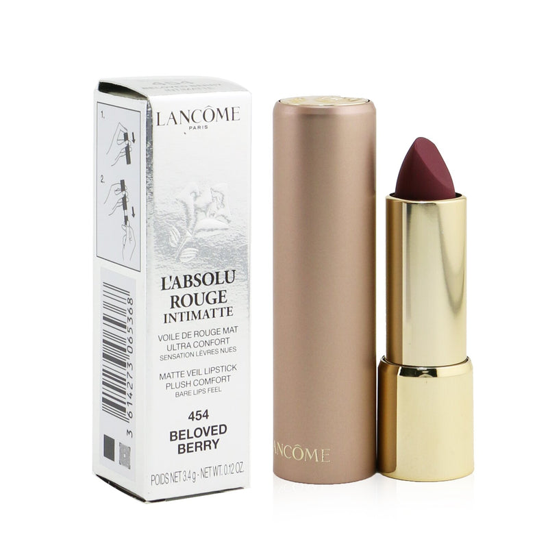 L'Absolu Rouge Intimatte Matte Veil Lipstick -