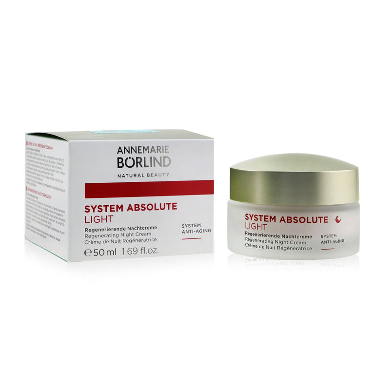 System Absolute System Anti-Aging Regenerating Night Cream Light - For Mature Skin