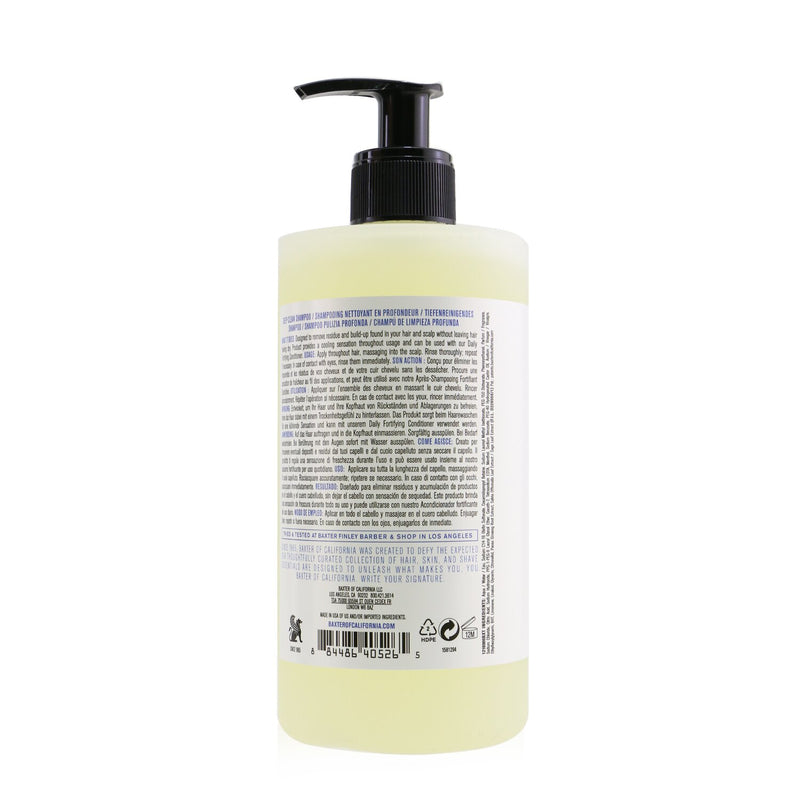 Deep Clean Shampoo (Hair & Scalp / Purifying Formula)