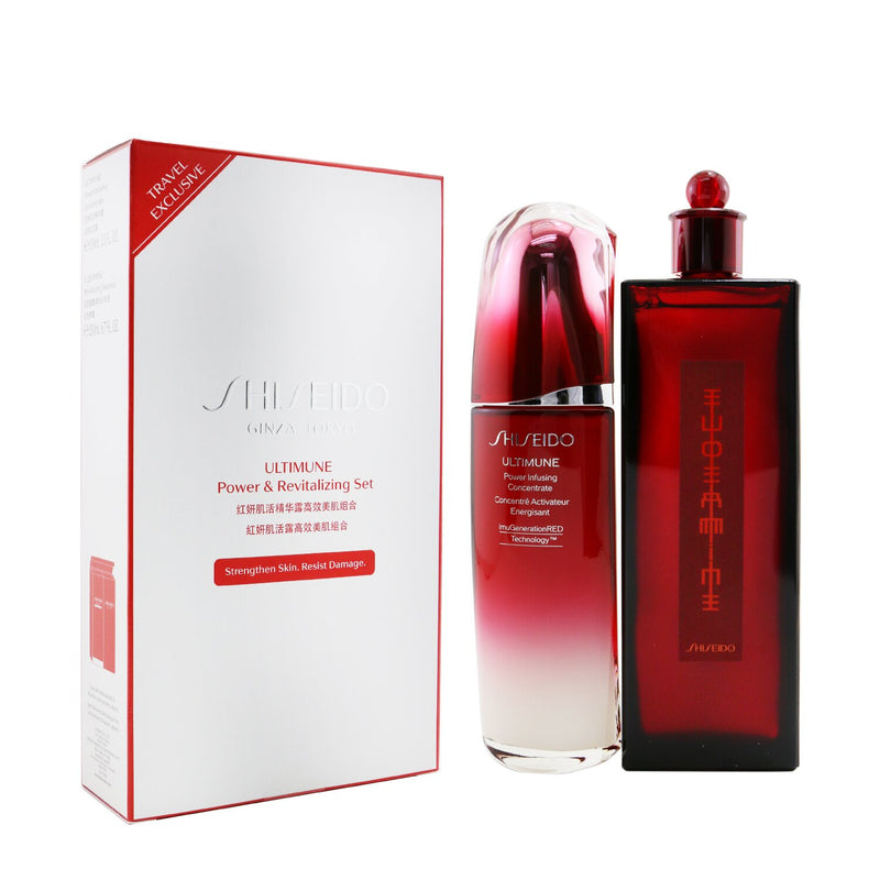 Ultimune Power & Revitalizing Set: Ultimune Power Infusing Concentrate 100ml + Eudermine Revitalizing Essence 200ml