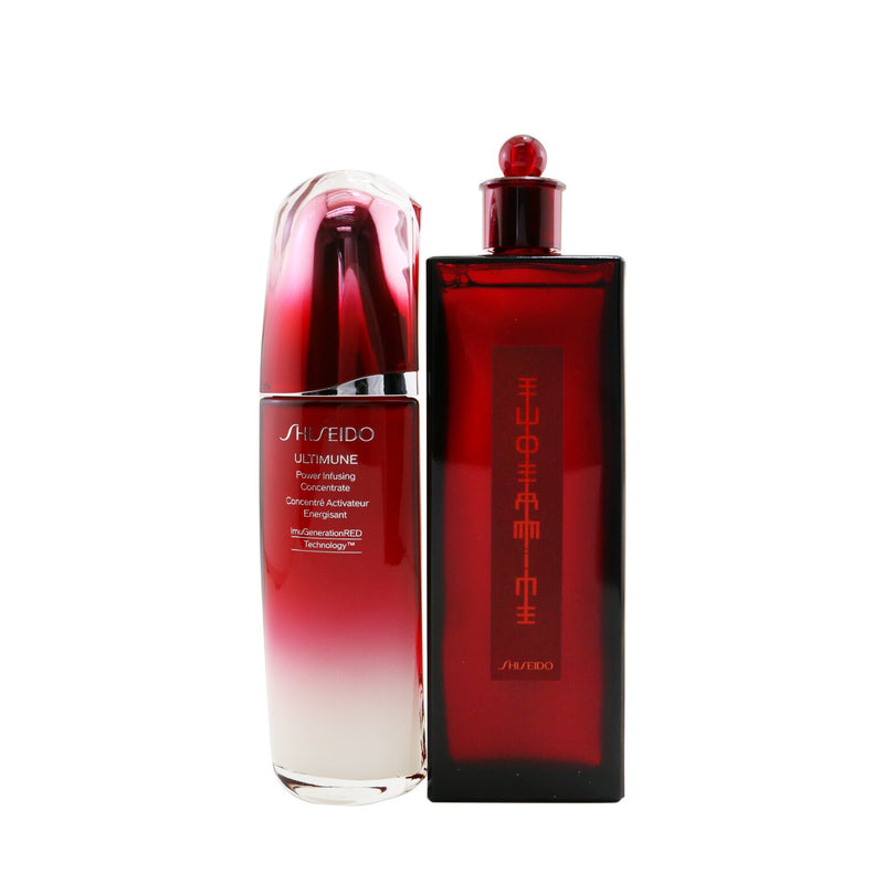 Ultimune Power & Revitalizing Set: Ultimune Power Infusing Concentrate 100ml + Eudermine Revitalizing Essence 200ml