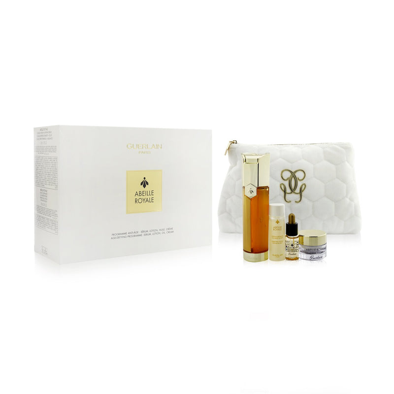 Abeille Royale Age-Defying Programme: Serum 50ml + Fortifying Lotion 15ml + Youth Watery Oil 5ml + Day Cream 7ml + bag