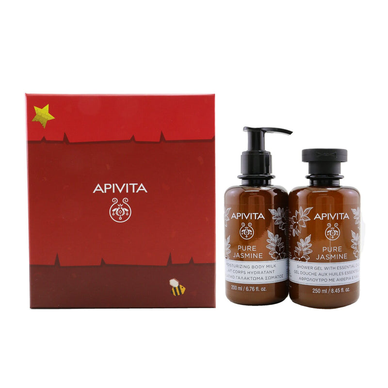 Relaxing Treats Euphoria & Softness Set: Pure Jasmine Shower Gel 250ml+ Pure Jasmine Moisturizing Body Milk 200ml