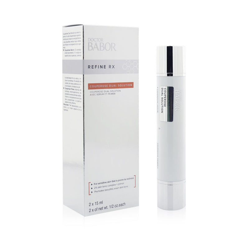 Doctor Babor Refine Rx Couperose Dual Solution (Serum+Primer) - For Sensitive Skin