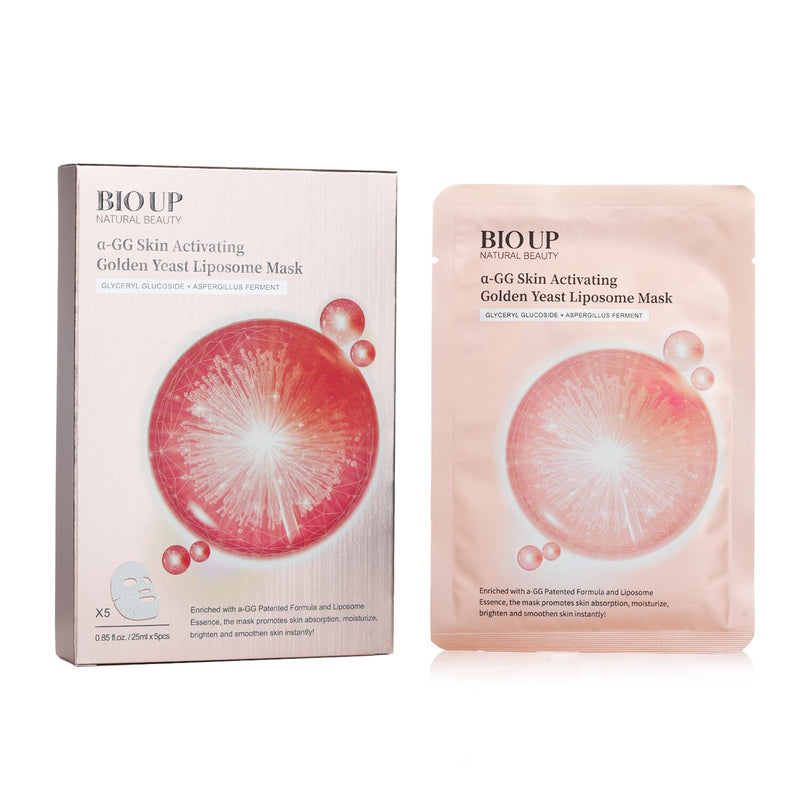 BIO UP a-GG Skin Activating Golden Yeast Liposome Mask