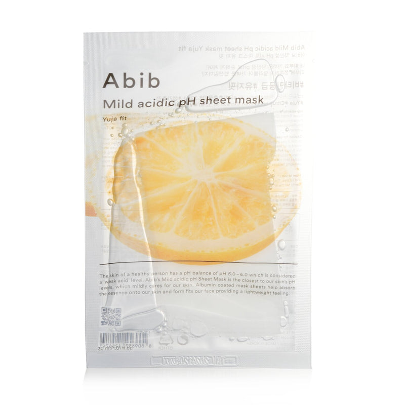 Mild Acidic PH Sheet Mask - Yuja Fit