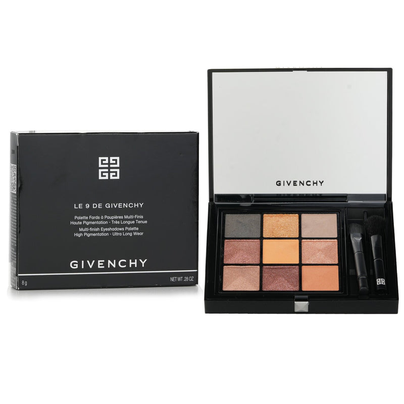 Le 9 De Givenchy Multi-Finish Eyeshadows Palette High Pigmentation Ultra Long Wear-