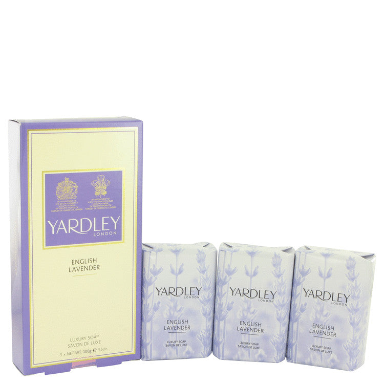 English Lavender 3 X 3.5 Oz Soap By Yardley London