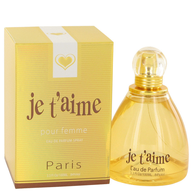 Je T'aime Eau De Parfum Spray By Yzy Perfume