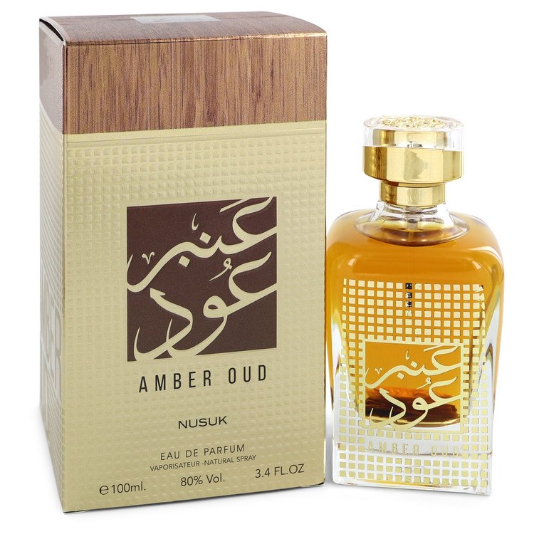 Nusuk Amber Oud Eau De Parfum Spray By Nusuk